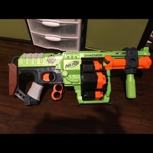 Available is a Nerf Doominator.